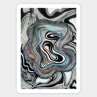 Abstract Sticker